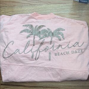 Pink California Beach Daze Kids Shirt